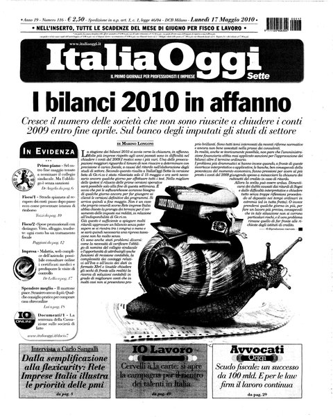 Italia oggi : quotidiano di economia finanza e politica